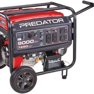 PREDATOR GENERADORES 63968 9000 MAX STARING/7250 VATIOS DE RUNNING, 13 HP (420 CC) GENERAD