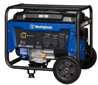 Portátil Westinghouse 6500W Dual Fuel